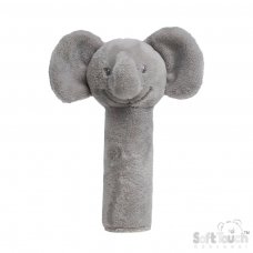 ESQ66-G: Grey Eco Elephant Squeaky Toy